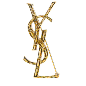 Dokulu Timsah YSL Broş