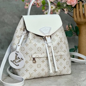 Louis Vuitton - Montsouris Sırt Çantası - Beyaz