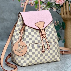 Louis Vuitton - Montsouris Sırt Çantası - Beyaz/Pembe