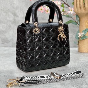 Christian Dior - Dior Lady Orta Boy - Siyah