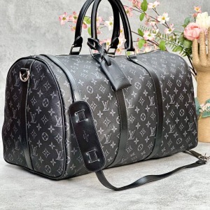 Louis Vuitton - Keepall Bandoulier Seyahat Çantası - Siyah