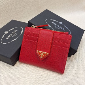  Prada Cüzdan - Kırmızı