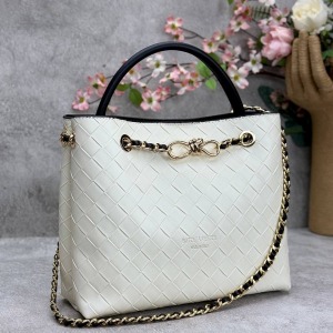 Bottega Veneta - Andiamo Küçük El Çantası - Beyaz