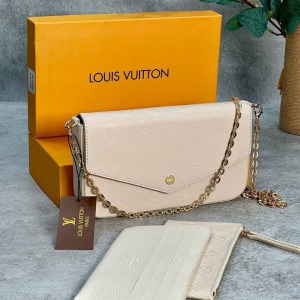 Louis Vuitton - Felicie Pochette - Krem