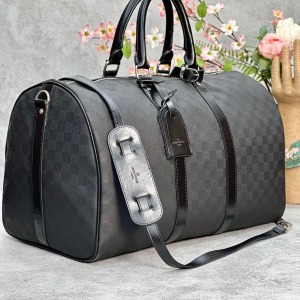 Louis Vuitton - Keepall Bandoulier Seyahat Çantası - Siyah