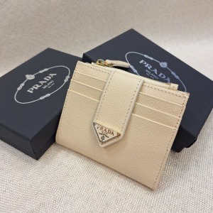 Prada Cüzdan - Krem