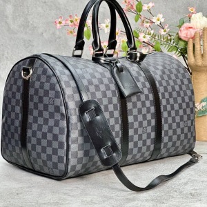 Louis Vuitton - Keepall Bandoulier Seyahat Çantası - Gri