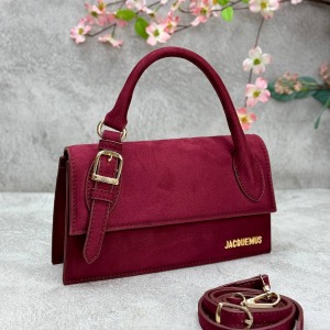 Jacquemus - Le Chiquito Long Boucle - Bordo