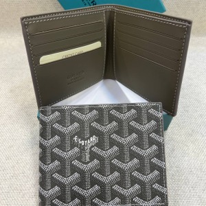 Goyard Cüzdan - Koyu Gri 