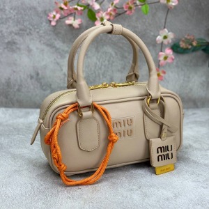 Miu Miu - Arcadie Mini Çanta - Krem