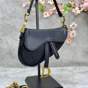 Christian Dior - Saddle Küçük Boy Çanta - Siyah