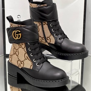 Gucci - Kadın Bot - Bej