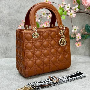 Christian Dior - Dior Lady Orta Boy - Kahverengi