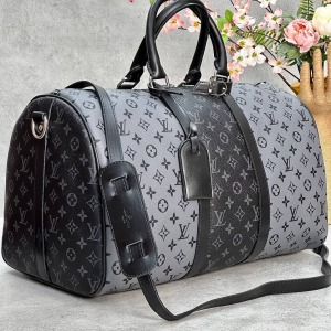 Louis Vuitton - Keepall Bandoulier Seyahat Çantası - Gri