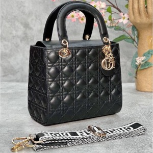 Christian Dior - Dior Lady Orta Boy - Siyah